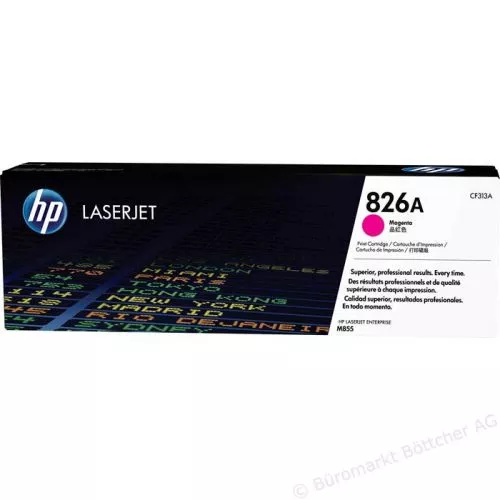 HP TONER LASER MAGENTA LASERJET ENTERPRISE/M855 N&ordm;826A