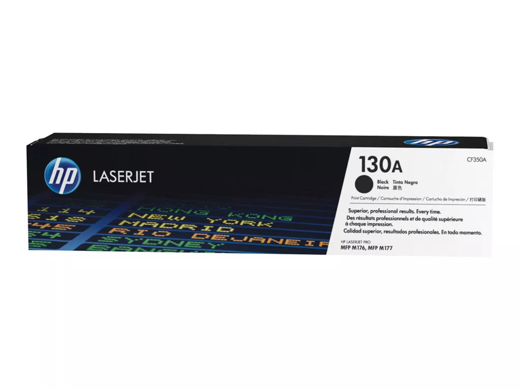 HP CF350A Negro Cartucho de Toner Original - 130A