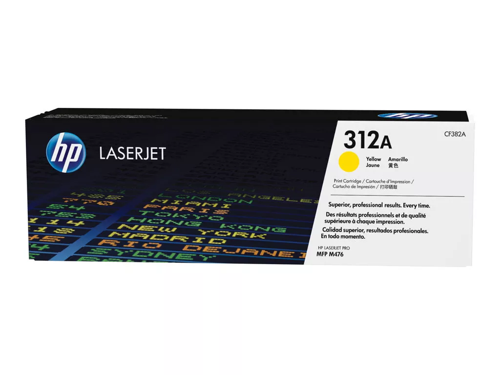 HP CF382A Amarillo Cartucho de Toner Original - 312A