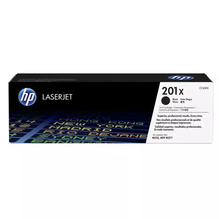 HP CF400X Negro Cartucho de Toner Original - 201X