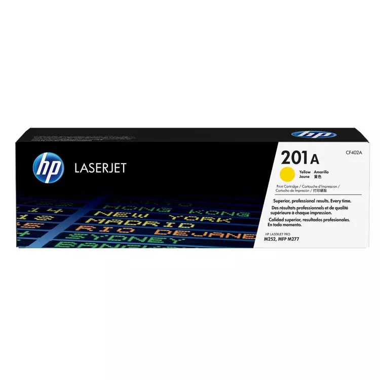 HP CF402A Amarillo Cartucho de Toner Original - 201A