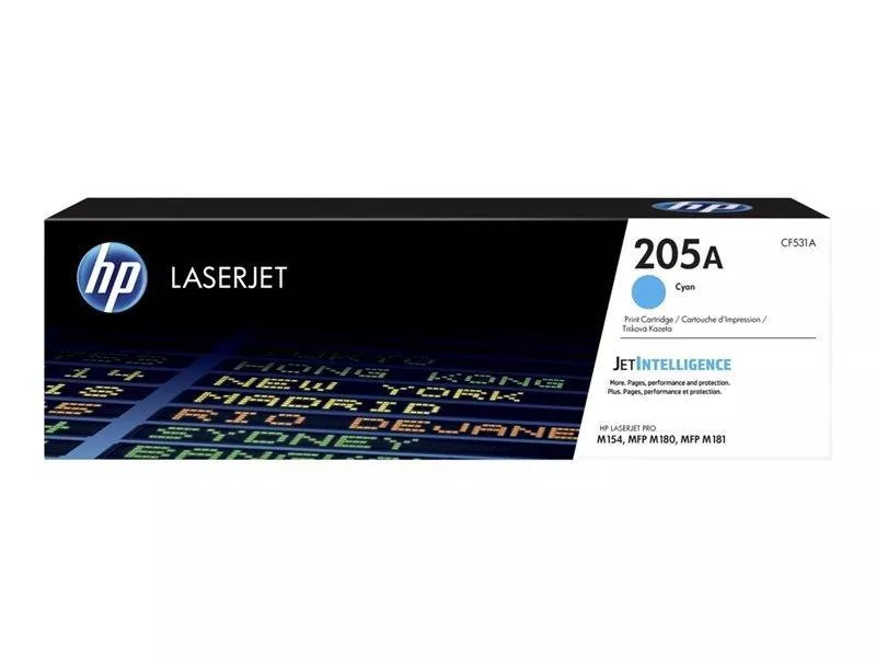 HP CF531A CYAN CARTUCHO DE TONER N&ordm;205A ORIGINAL