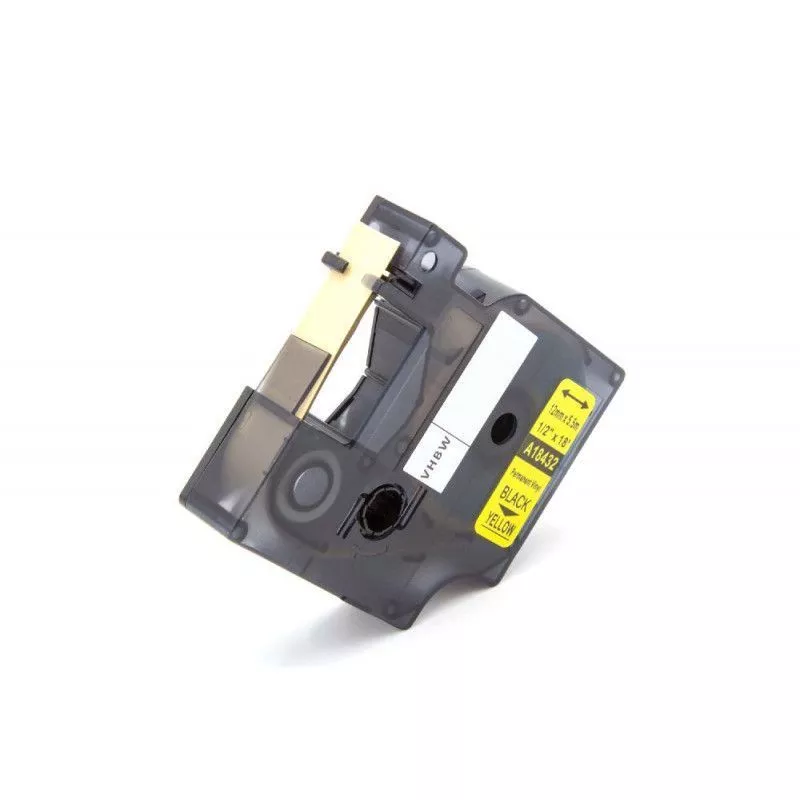 Compatible Dymo 18432Y /  S0718470 Negro / Amarillo para Dymo Rhino 4200, 5200, 5000, 6000