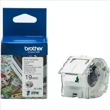 BROTHER ROLLO DE CINTA ADHESIVA ZERO INK PARA ETIQUETADORA VC500W CZ1003 19MMX5M.