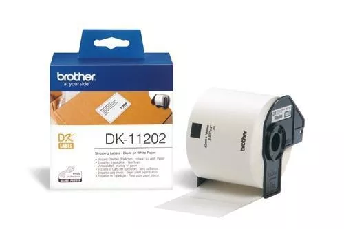 BROTHER ETIQUETA DE ENV&Iacute;O 62MMX100MM, 300 UNIDADES DE PAPEL