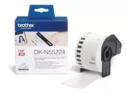 BROTHER CINTA DE PAPEL CONTINUO BLANCA, 54 MM X 30,48M
