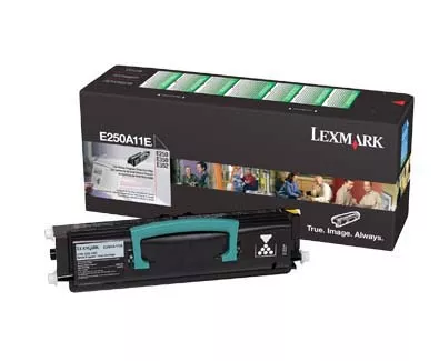 LEXMARK TONER NEGRO E-250,350,352 RETORNABLE (E250A31E)