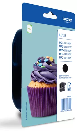 BROTHER LC123 NEGRO MFC-J4410DW / MFC-J4510DW ORIGINAL