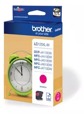 BROTHER LC125XL MAGENTA 1200 PAG ORIGINAL