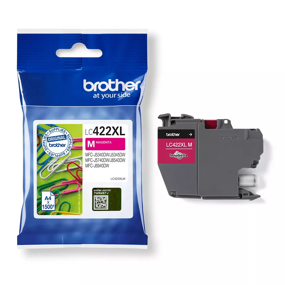 Original Brother LC422XL Magenta Cartucho de Tinta LC422XLM