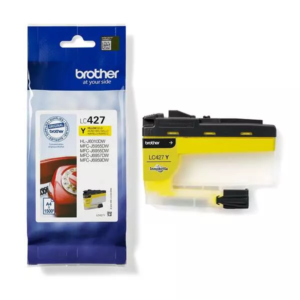 Brother LC427 Amarillo Cartucho de Tinta Original - LC427Y