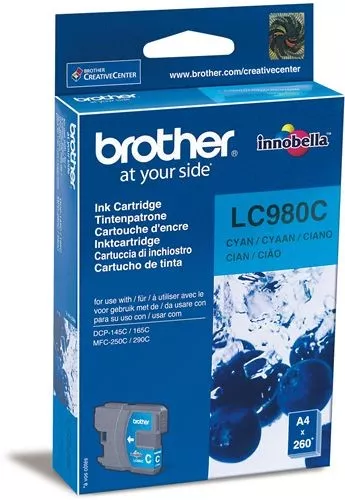 BROTHER LC980 CYAN CARTUCHO DE TINTA ORIGINAL