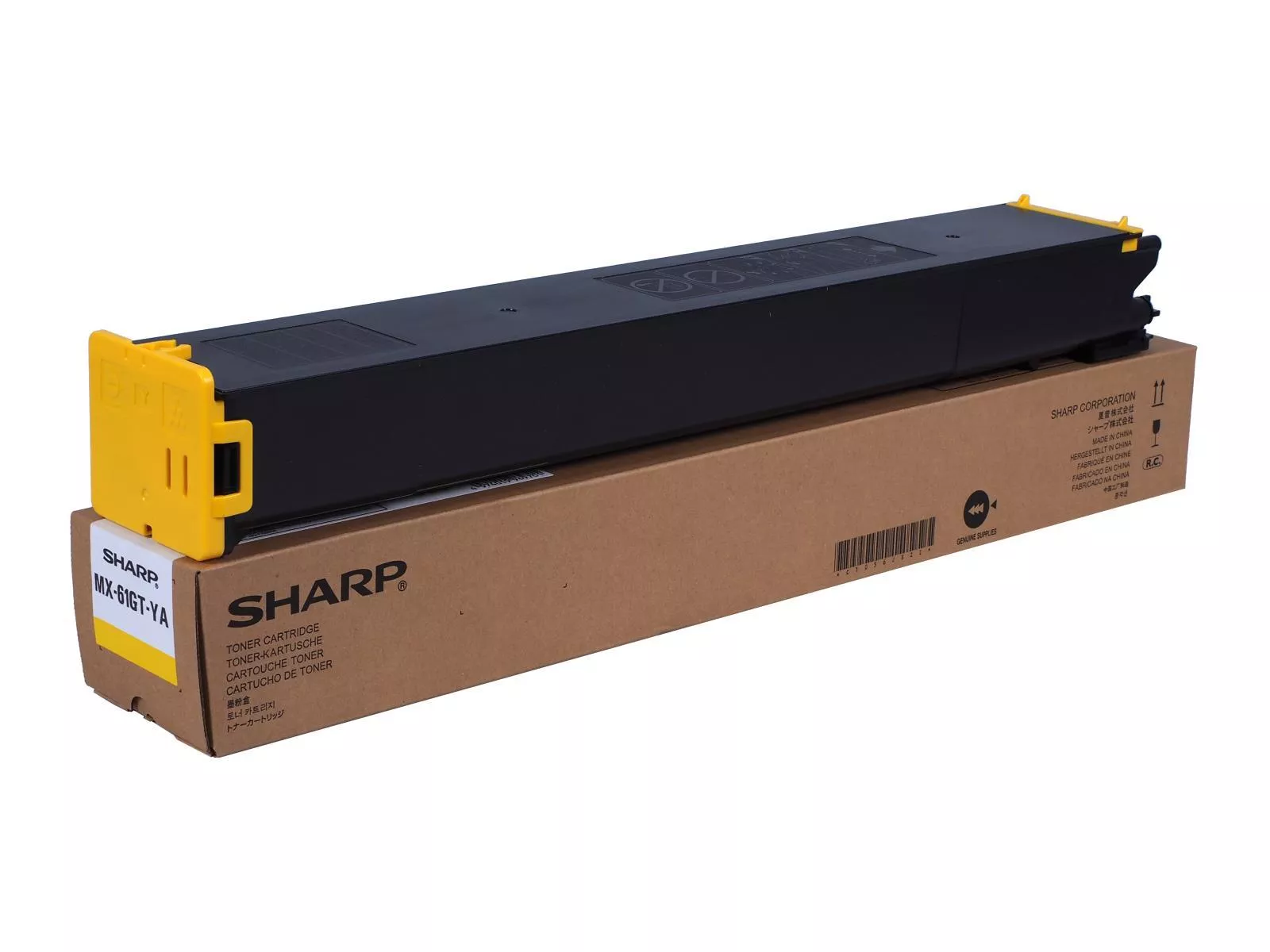 SHARP TONER AMARILLO MX-2630N, 2651, 3050N, 3050V, 3060N, 3060V, 3061, 3070V, 3550N, 3560N, 3570N, 4050N, 4060N, 4060V, 4070N, 5050N, 5070N, 5070V, 6050N, 6070N