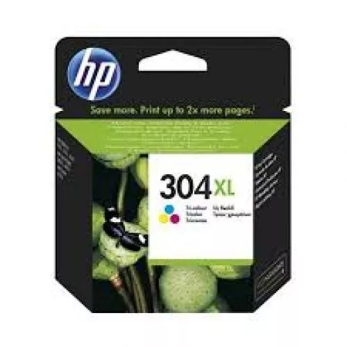 HP 304XL Color Cartucho de Tinta Original - N9K07AE