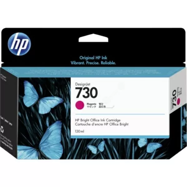 HP 730 Magenta Cartucho de Tinta Original - P2V63A