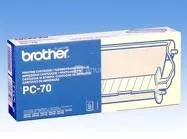 BROTHER CINTA DE TRANSFERENCIA T&Eacute;RMICA NEGRO  T-72/74/76/78/84/94/96. CARTUCHO + CINTA