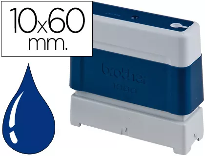 BROTHER MONTURA DE SELLO AZUL DE 10X60MM (UNIDAD)
