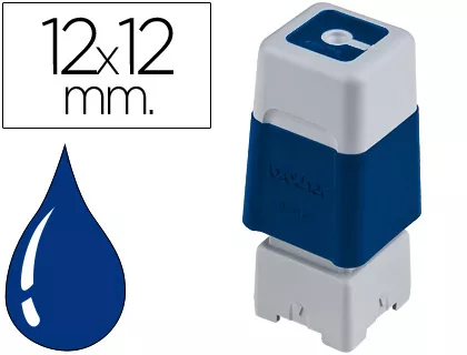 BROTHER MONTURA DE SELLO AZUL DE 12MMX12MM (UNIDAD)