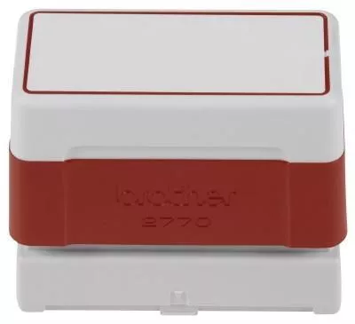 BROTHER MONTURA DE SELLO ROJO 27MMX70MM ROJO (Pack de 6)