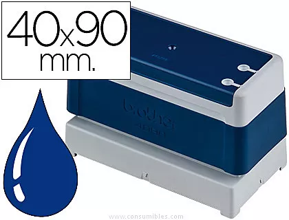 BROTHER MONTURA DE SELLO AZUL DE 40MMX90MM (Pack de 6)