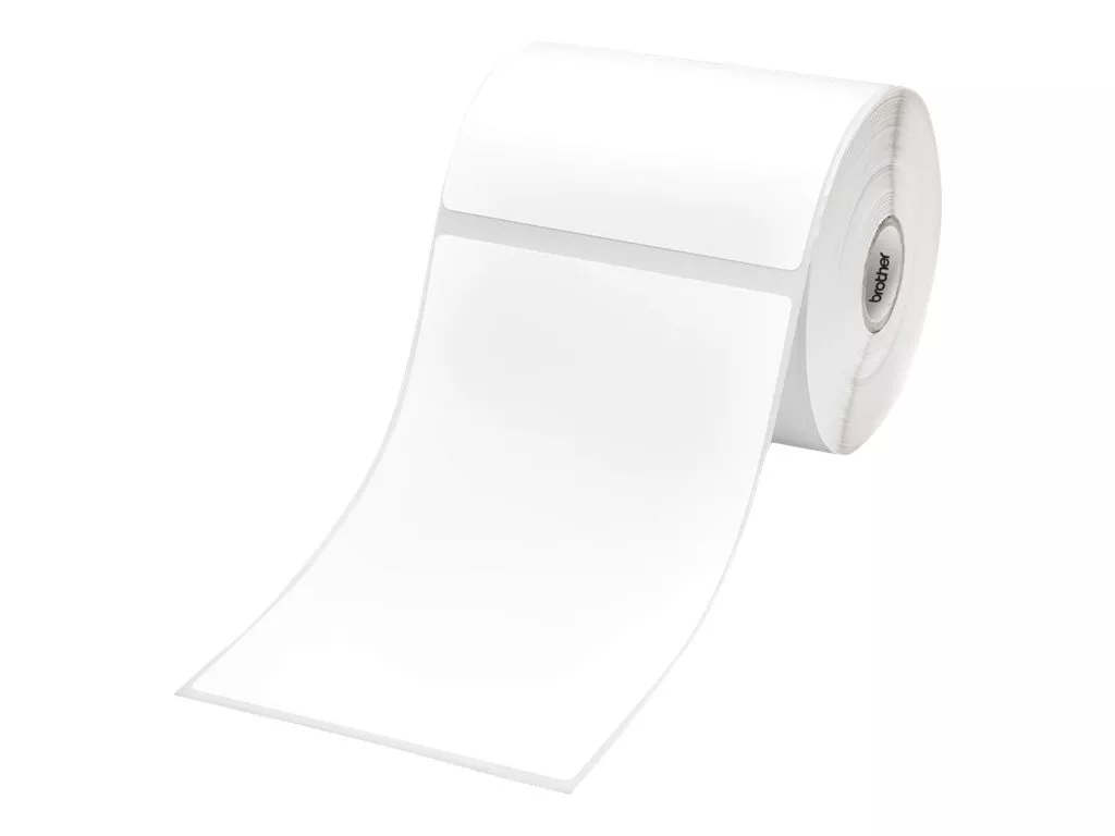 BROTHER CINTA DE ETIQUETAS T&Eacute;RMICAS PRECORTADAS PROTEGIDA 102 MM X 152MM (CAJA DE 8 ROLLOS- 275 ETIQUETAS)
