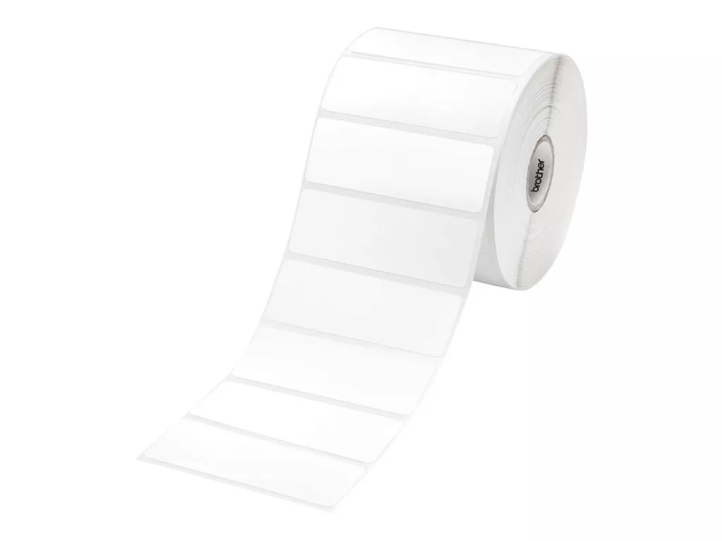 BROTHER ROLLO DE ETIQUETAS ADHESIVAS BLANCO DE 76MM X 26MM (PACK 12 ROLLOS)