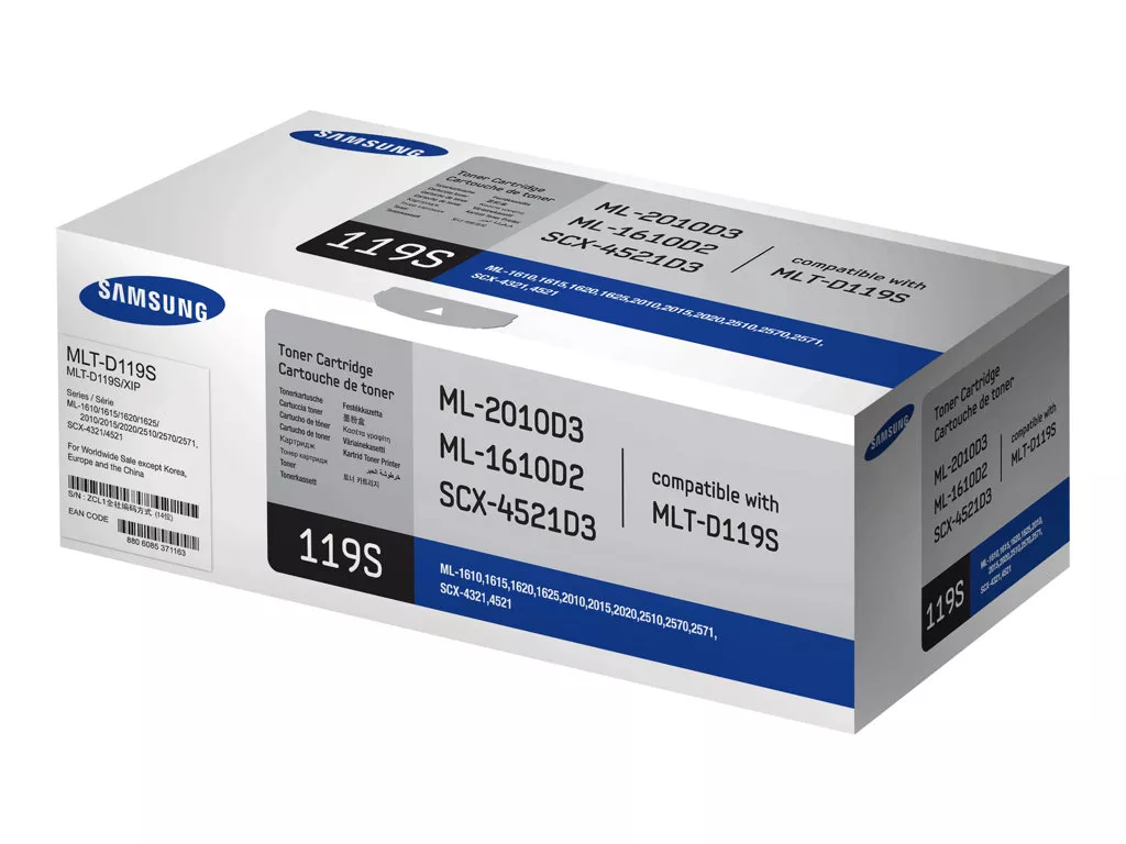 SAMSUNG ML-1610/ML-2010/ML-2510 TONER NEGRO MLTD119S/ELS