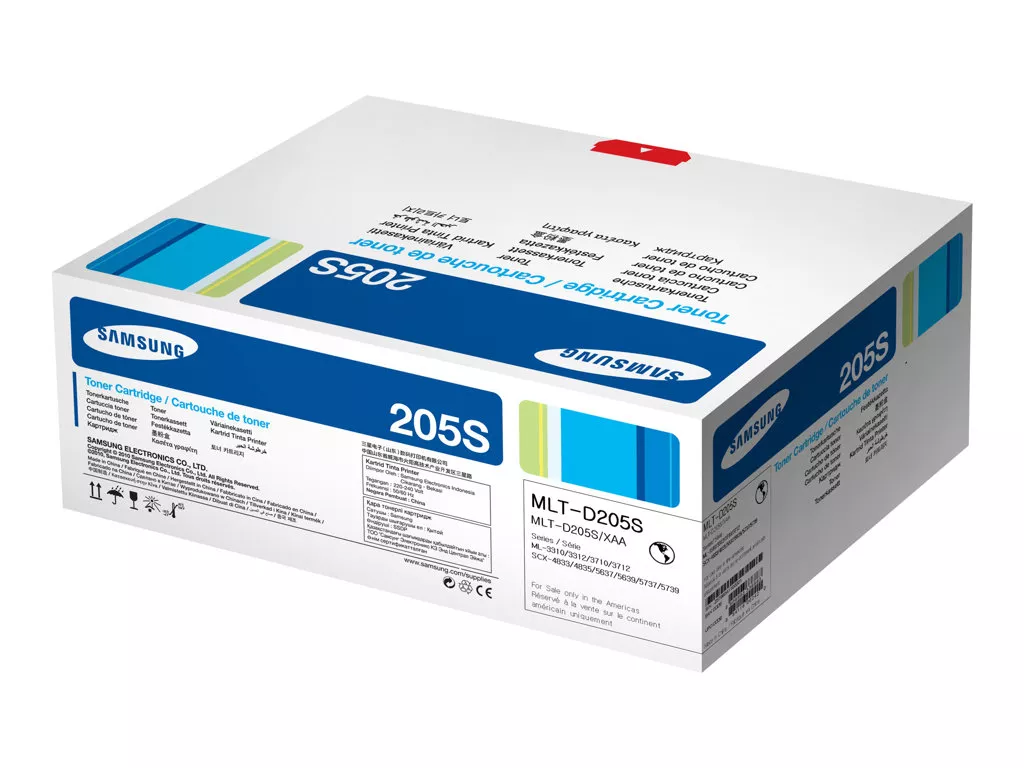 SAMSUNG TONER LASER ML-3310/3710 NEGRO 2.000 PAG MLTD205S