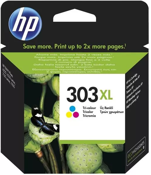 HP 303XL Color Cartucho de Tinta Original - T6N03AE