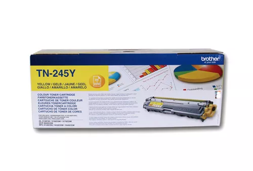 Brother TN245 Amarillo Cartucho de Toner Original - TN245Y
