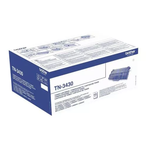 BROTHER TN3430 NEGRO CARTUCHO DE TONER ORIGINAL TN-3430