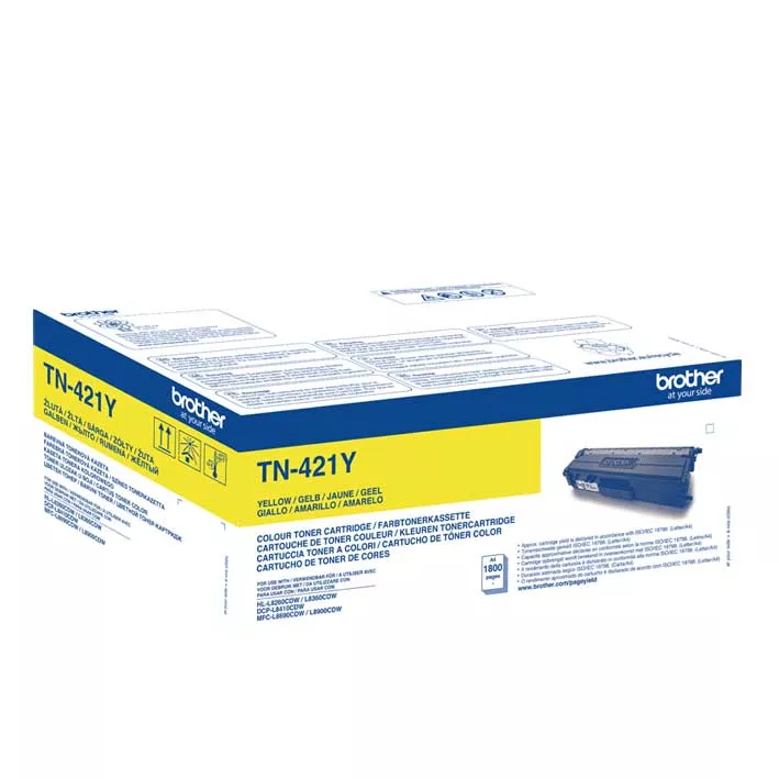 Brother TN421 Amarillo Cartucho de Toner Original - TN421Y