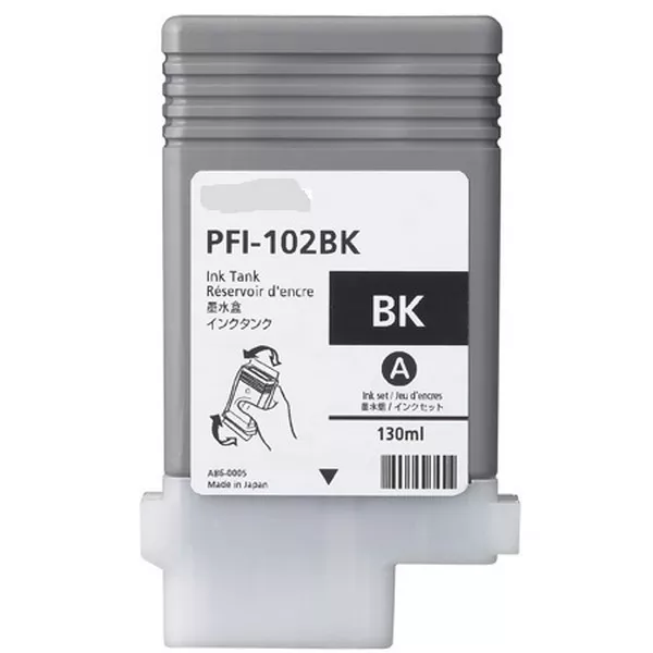 Compatible Tinta CANON PFI-102BK Negro 0895B001