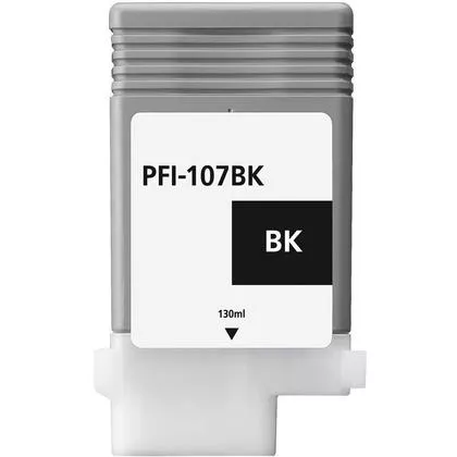 Compatible Tinta CANON PFI107 Negro Pigmentada PFI-107BK / 6705B001