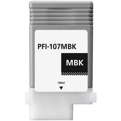 Compatible Tinta CANON PFI107 Negro MATE Pigmentada PFI-107MBK / 6704B001