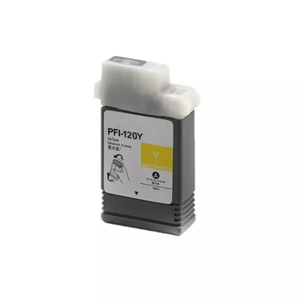 Compatible Cartucho Tinta CANON PFI120 Amarillo Pigmentada 2888C001