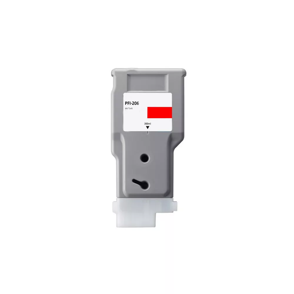Compatible Tinta CANON PFI206R Rojo | 5309B001