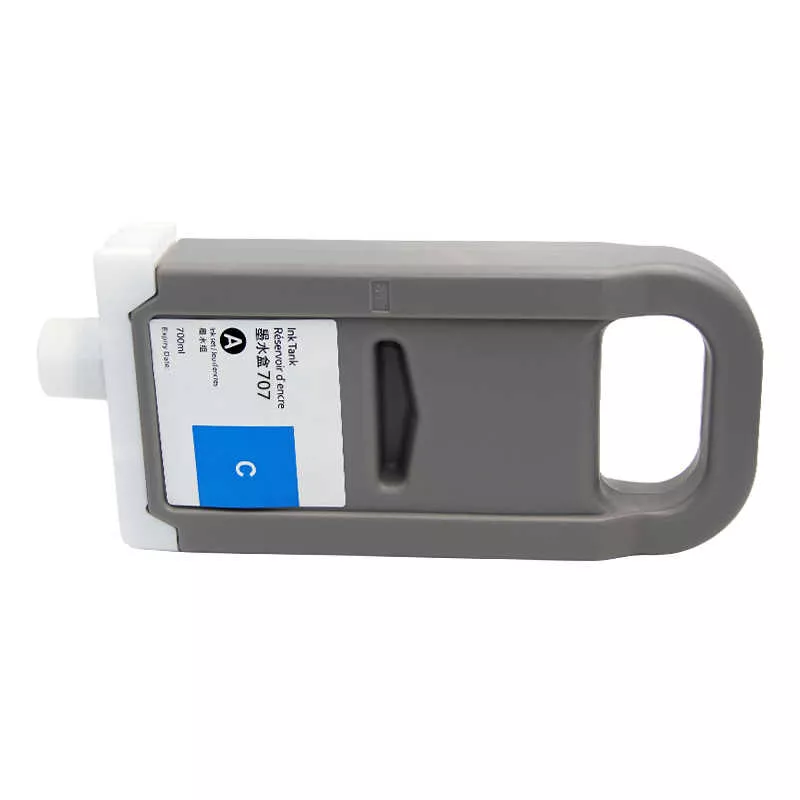 Compatible PFI707 / PFI-707C Cyan Cartucho de Tinta Pigmentada para imagePROGRAF IPF 830, IPF 840, IPF 850