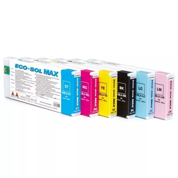 CARTUCHO TINTA PIGMENTADA ROLAND SERIES ESL3-4Y AMARILLO COMPATIBLE