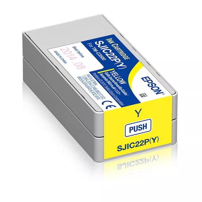 Compatible Epson SJIC22P tinta Pigmentada Amarillo - Reemplaza C33S020604