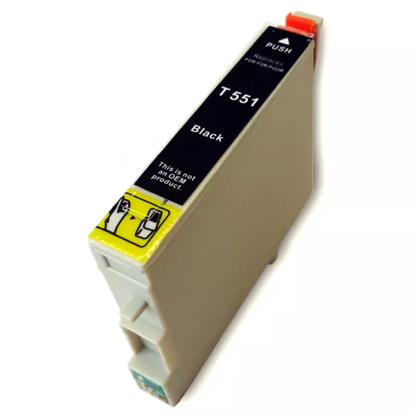 CARTUCHO COMPATIBLE EPSON T0551BK NEGRO