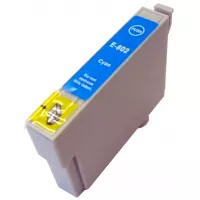 Compatible con Epson T0802  Cian Gen&eacute;rico