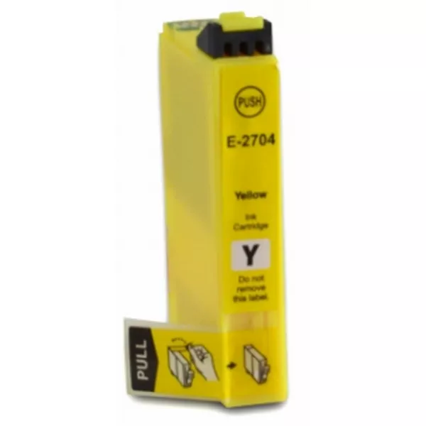 Compatible con Epson T2714 / 27XL AMARILLO | Cartucho de tinta gen&eacute;rico C13T27144010