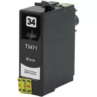 Compatible Tinta EPSON T3471 / T3461 (34XL) Negro C13T34714010 / C13T34614010