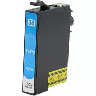 Compatible Tinta EPSON T3472 / T3462 (34XL) Cyan C13T34724010 / C13T34624010