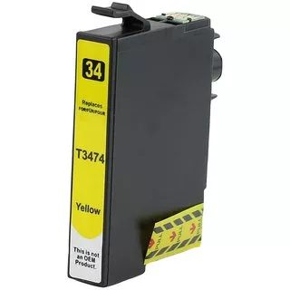 Compatible Tinta EPSON T3474 / T3464 (34XL) Amarillo C13T34744010 / C13T34644010