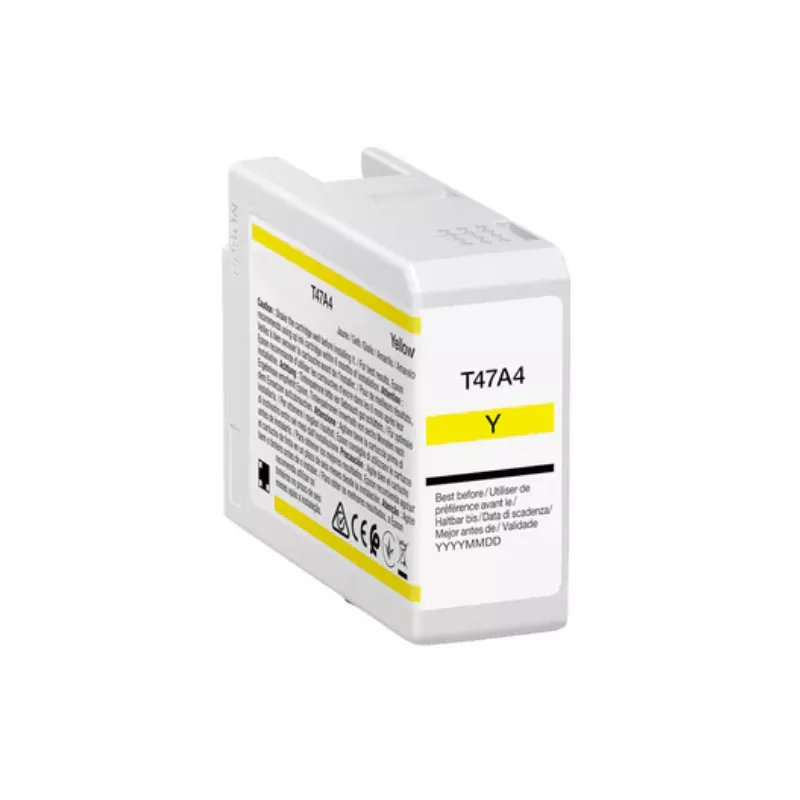 Compatible Epson T47A4 Amarillo Cartucho de Tinta Pigmentada C13T47A400