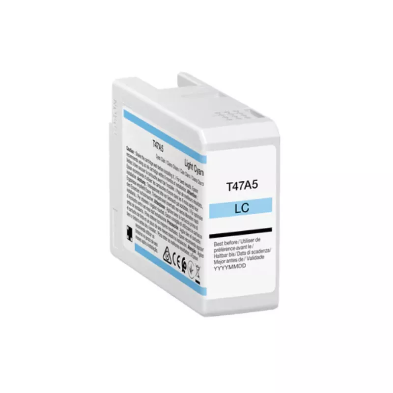 Compatible Epson T47A5 Cyan Light Cartucho de Tinta Pigmentada C13T47A500