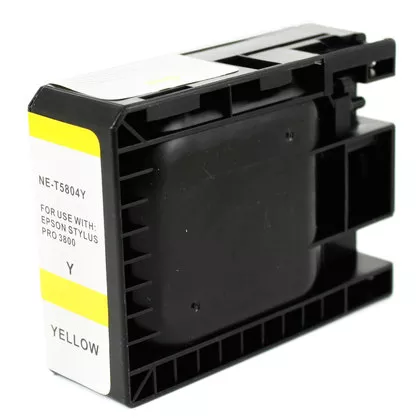 Compatible Tinta Pigmentada EPSON T5804 Amarillo C13T580400