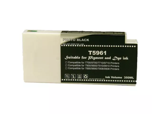 Compatible Tinta Epson T5961 negro photo | Cartucho de tinta Pigmentada C13T596100